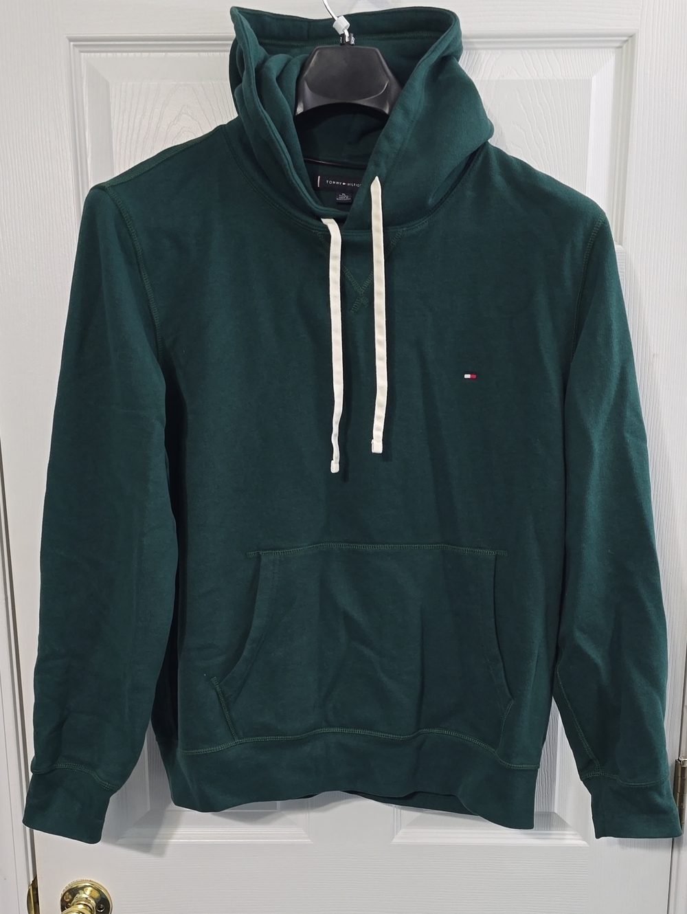 Tommy Hilfiger Men's Forest Green Pullover Hoodie